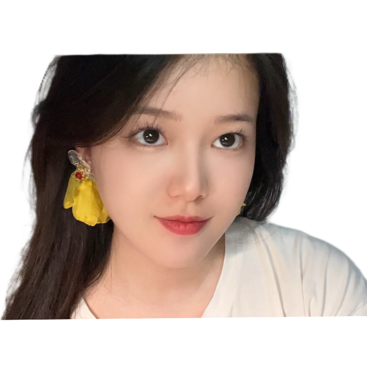 Exaggerated Yellow Flower Personality Earrings Women Handmade Mesh Floral Petal Drop Earring Korean Fashion