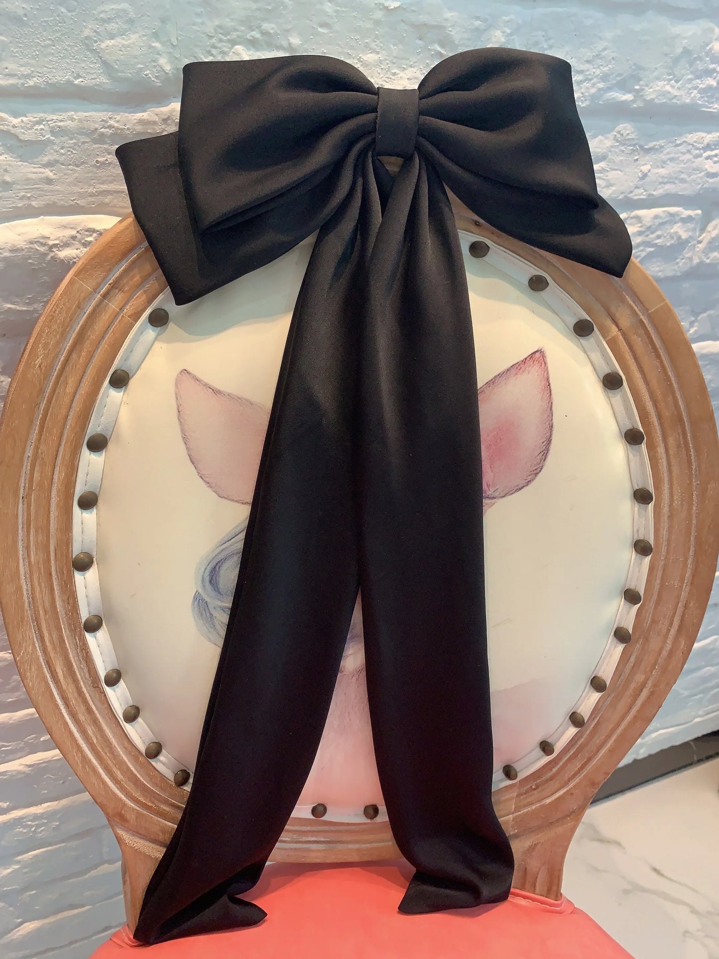 New Fashion Satin Barrette Bow Hair Clip Barrettes Elegant Girls Solid Color Ponytail Clip Streamer Headwear Hair Accessories